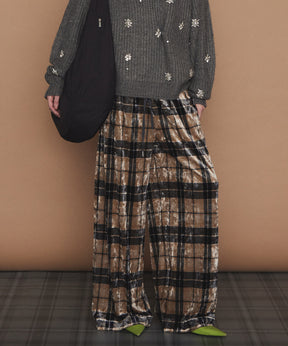 【26WINTER PRE-ORDER】Velour Easy Pants