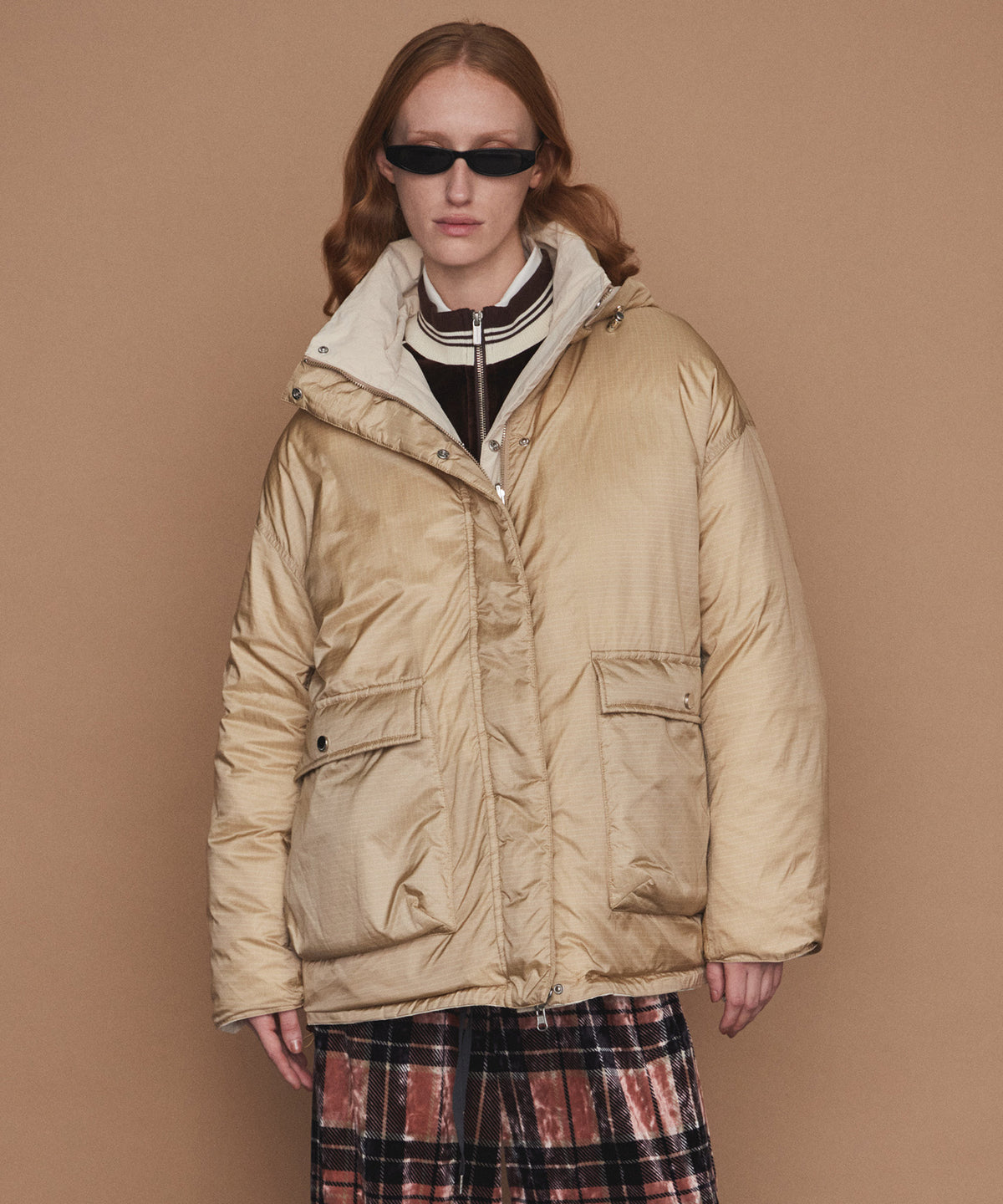 【26WINTER PRE-ORDER】Ripstop Reversible Mid-Length Down Jacket