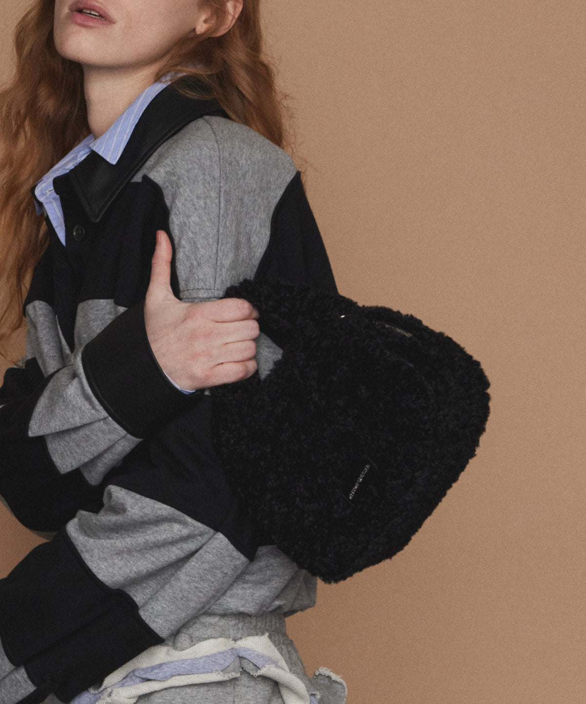 Fur Round Mini Bag
