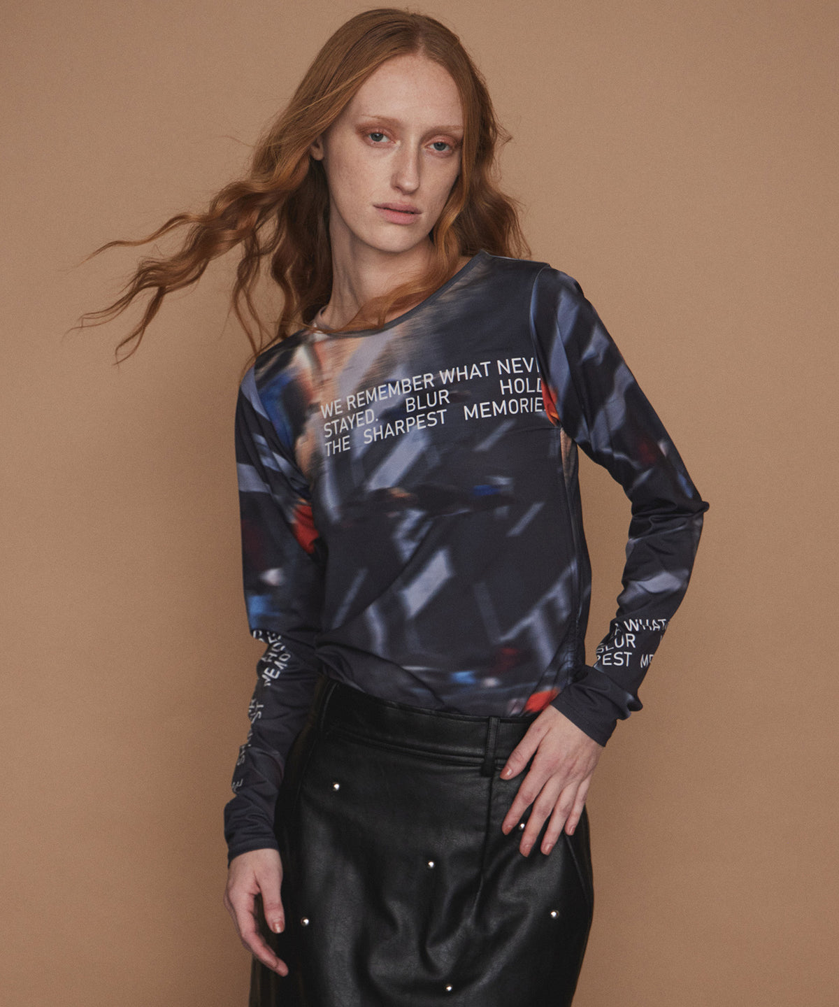 Lasting View Shirring Top