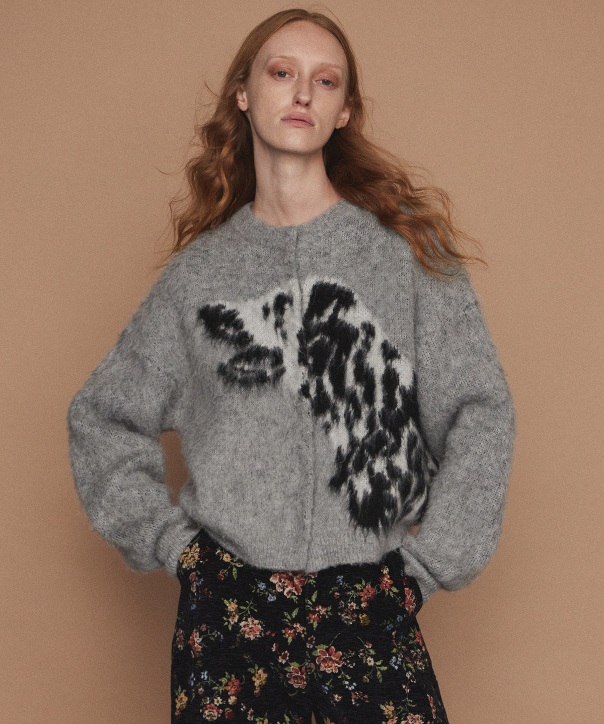 【26AUTUMN PRE-ORDER】Dalmatian Knit Cardigan