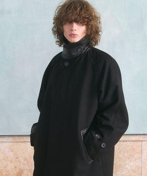 【26AW PRE-ORDER】시프레자 멜튼 콤비 프라임 오버 하프 코트