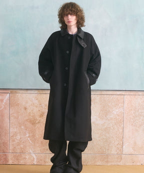 【26AW PRE-ORDER】시프레자 멜튼 콤비 프라임 오버 하프 코트