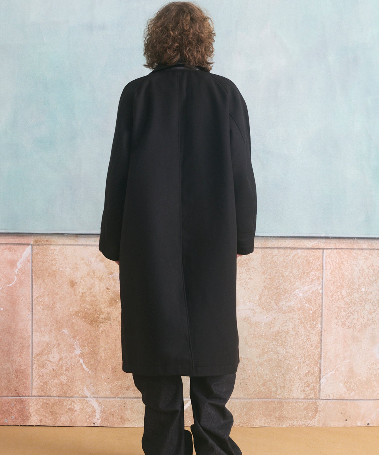 【26AW PRE-ORDER】시프레자 멜튼 콤비 프라임 오버 하프 코트