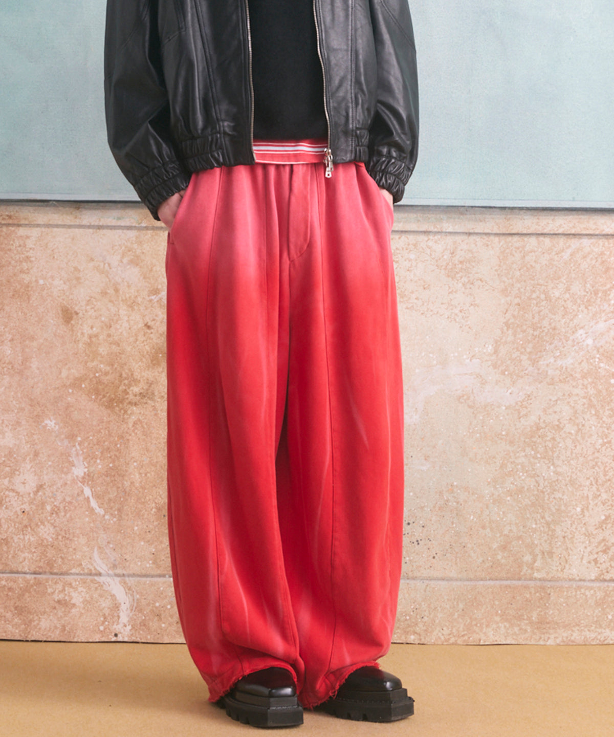 【26AW PRE-ORDER】サンバーンプライムワイドバルーンスウェットパンツ