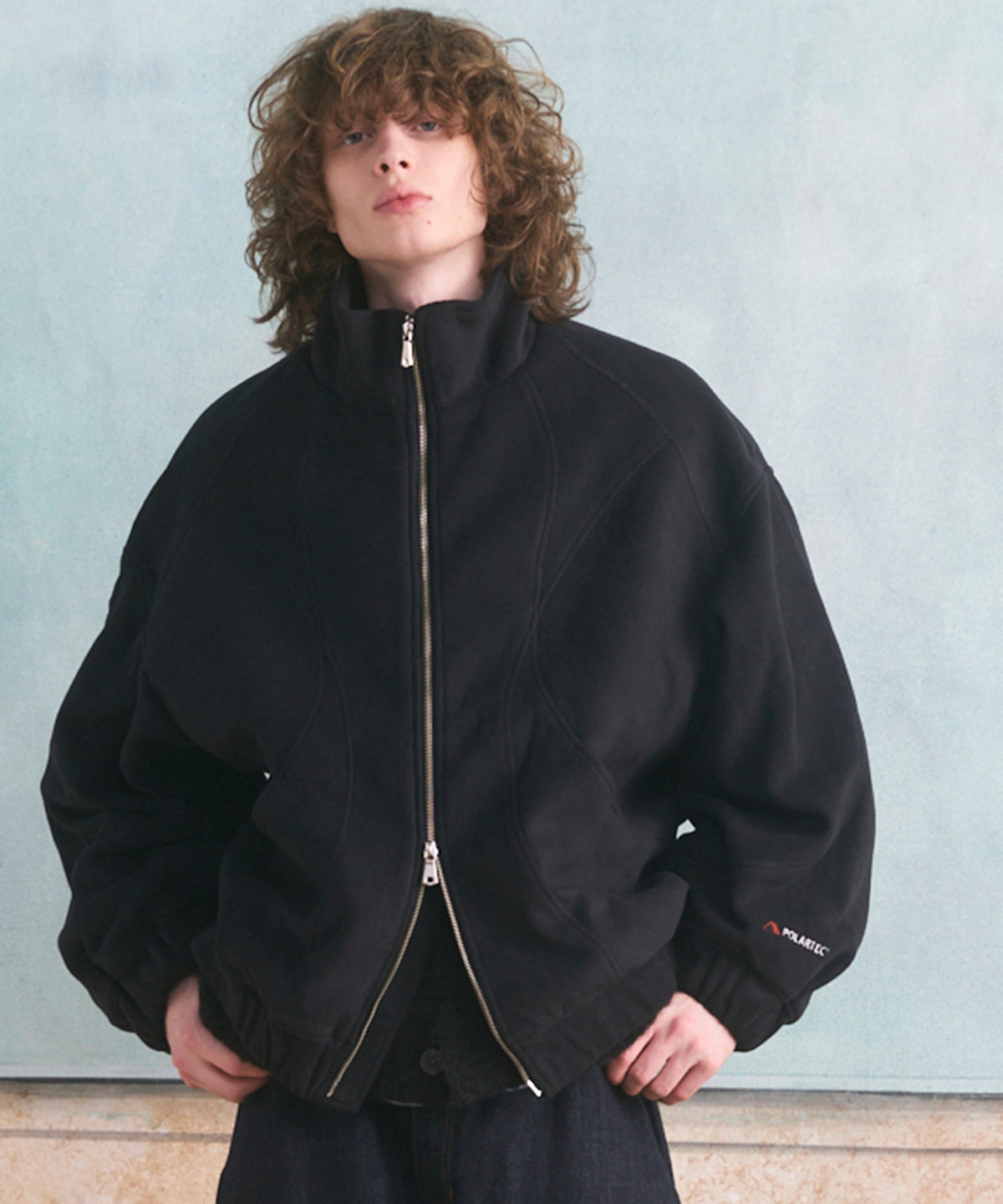 POLATEC Prime-Over Stand Collar Blouson