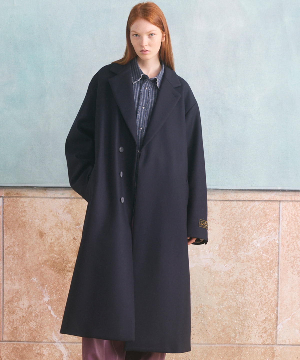 Super170s Prime-Over Melton Chesterfield Coat