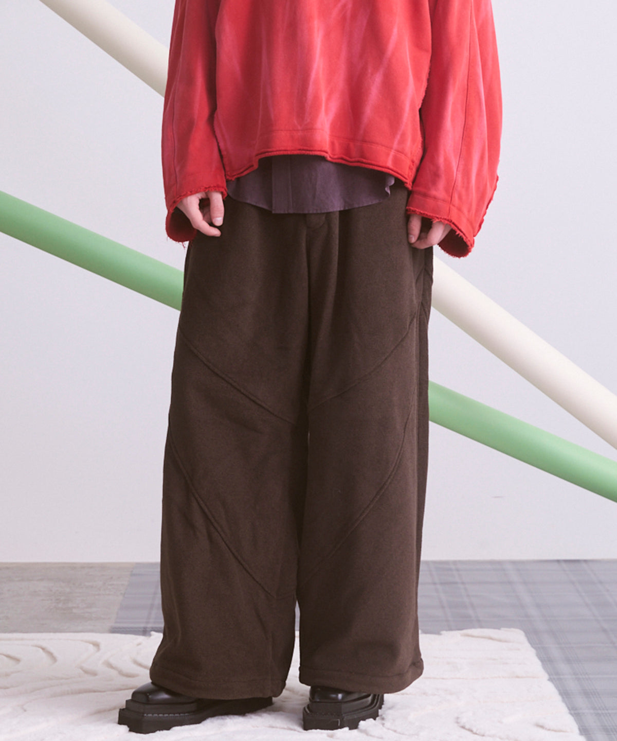【26AW PRE-ORDER】【POLATEC】プライムワイドフリースパンツ