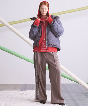 【26aw PRE-ORDER】纯棉巴尔法蕾丝超领亨利领长袖针织T恤