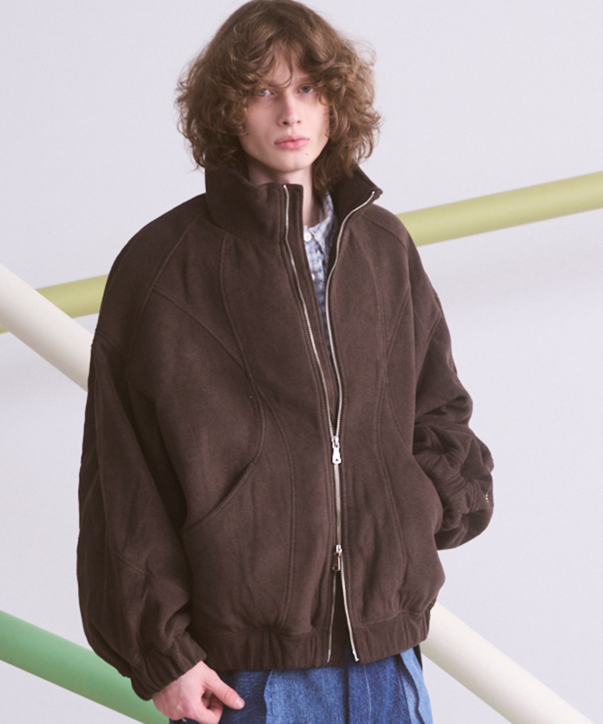 【26AW PRE-ORDER】【POLATEC】プライムオーバースタンドカラーブルゾン