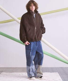 Sustainable remake hem design prime wide denim