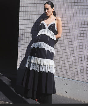 [2026夏季预购] 蕾丝分层吊带连衣裙