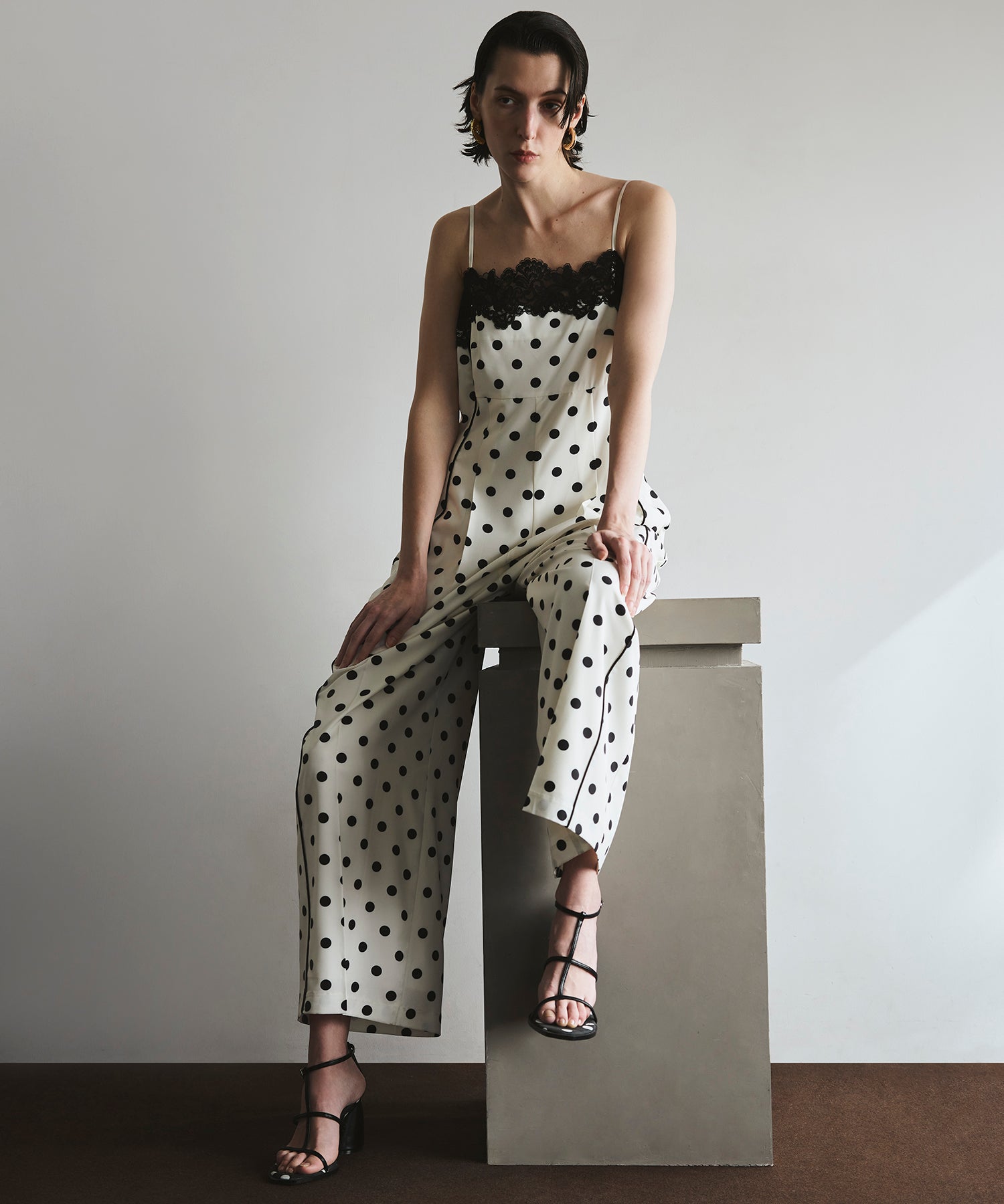 Lace Dot Jumpsuit