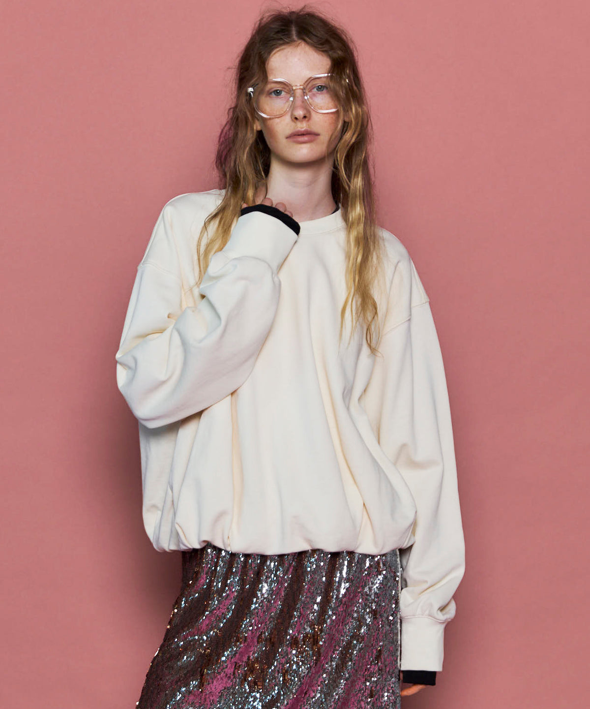 Balloon Short Sweatshirt