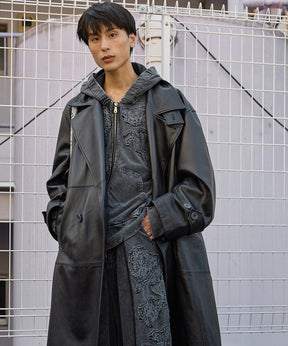 【PRE-ORDER】Sheep Leather Long Coat