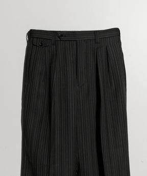 【Italian Dead Stock Fabric】Dress Two-Tuck Wide Pants