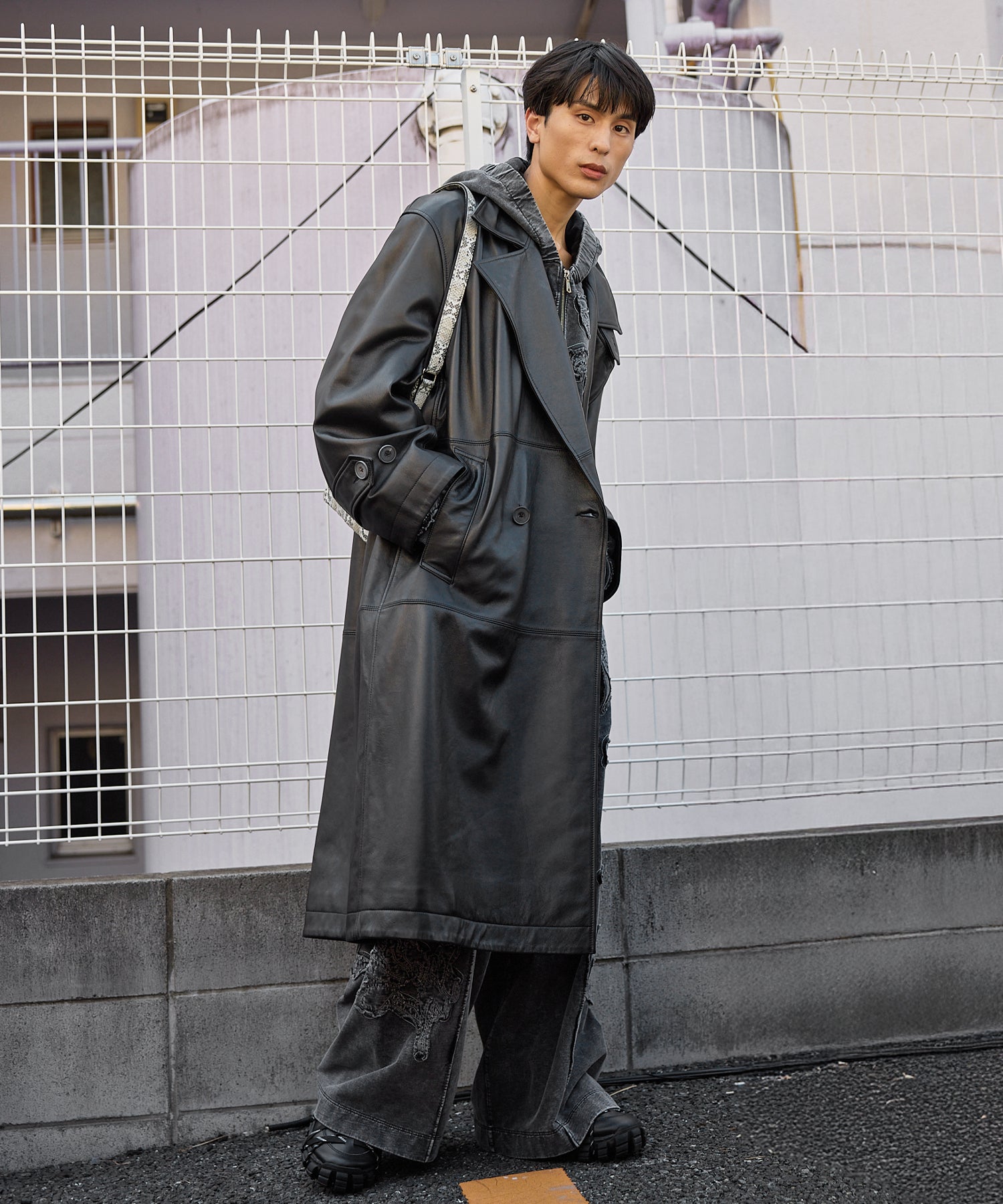 【PRE-ORDER】Sheep Leather Long Coat