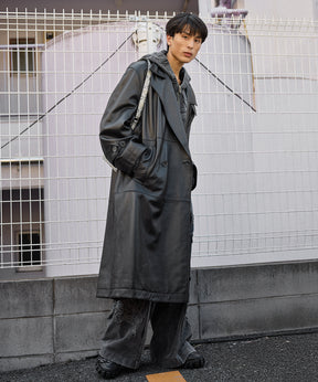 【PRE-ORDER】Sheep Leather Long Coat