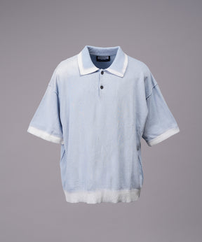 Cotton Bulky Acrylic Blend Prime-Over Gradation Dyeing Knit