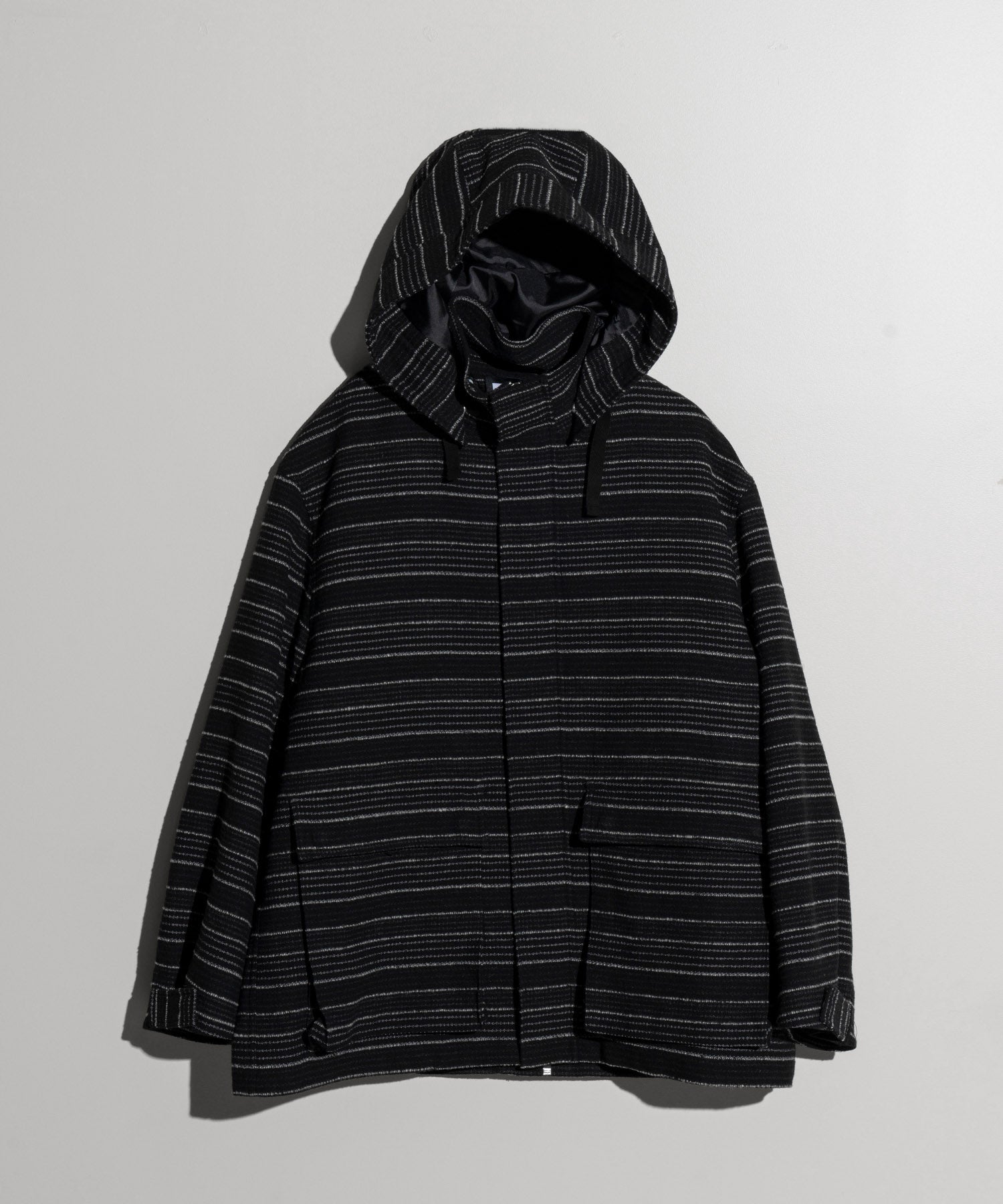 【Italian Dead Stock Fabric】Dress-Over Hood Blouson