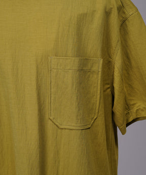 Woven-like Smooth Prime-Over Short-sleeved T-shirt