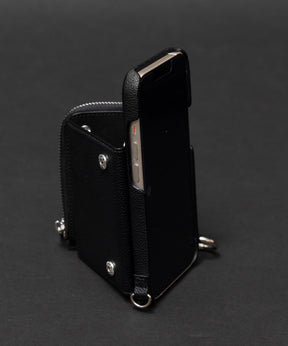 【SALE】iPhone Case with L-Shaped Zipper Coin Case for 13/14/15/15Pro