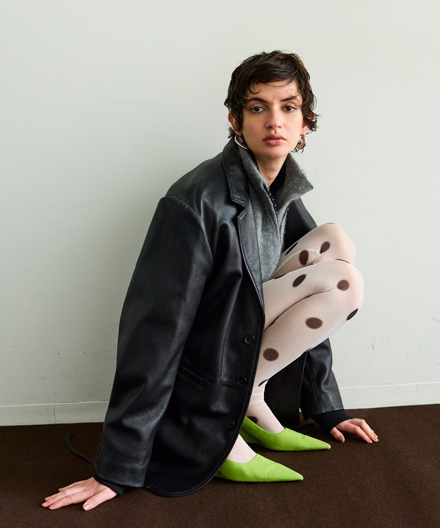 【25WINTER PRE-ORDER】Dot Print Tights