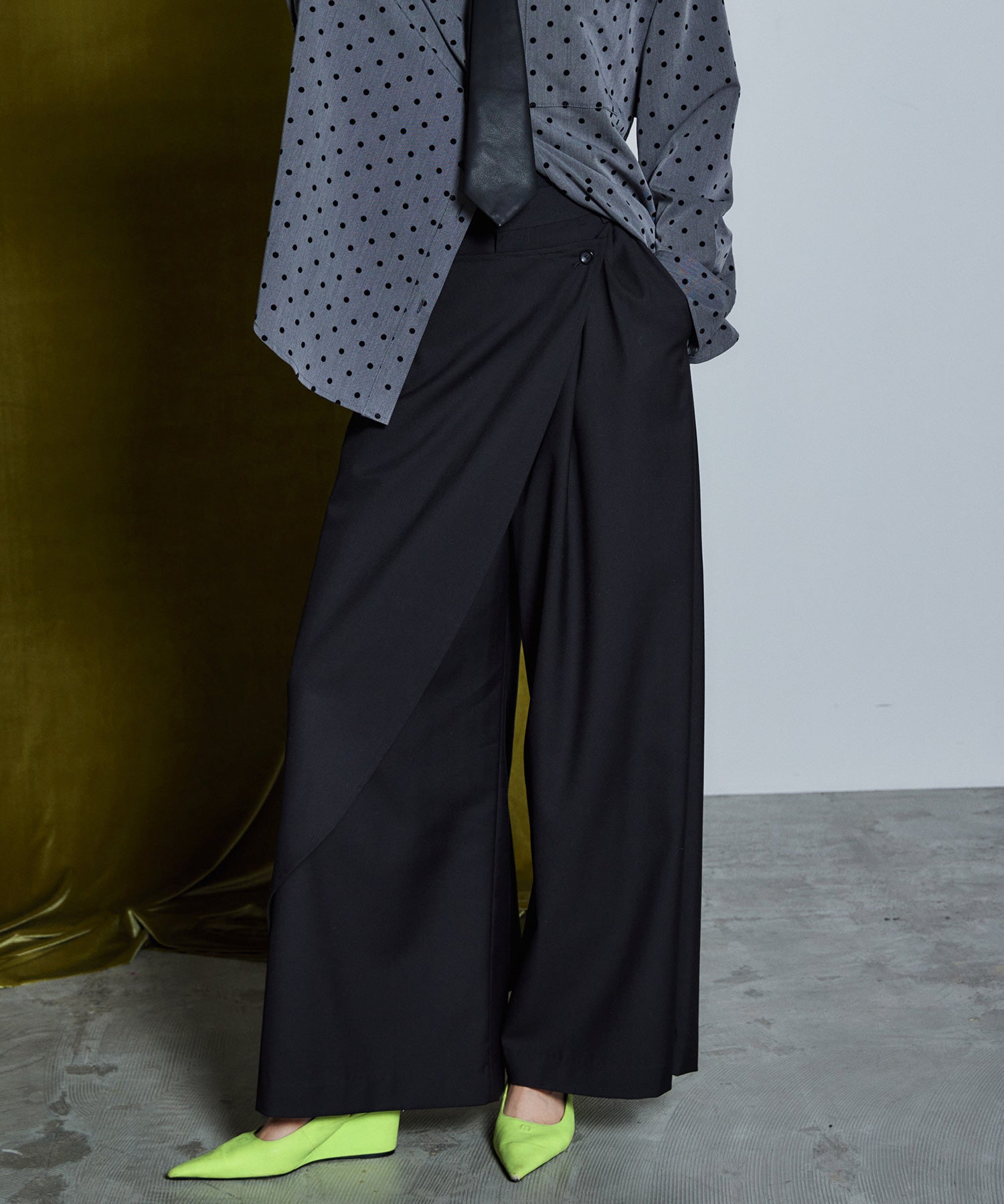 【26WINTER COLLECTION】Wrap Wide Pants