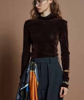 【26WINTER COLLECTION】2WAY Velour Top