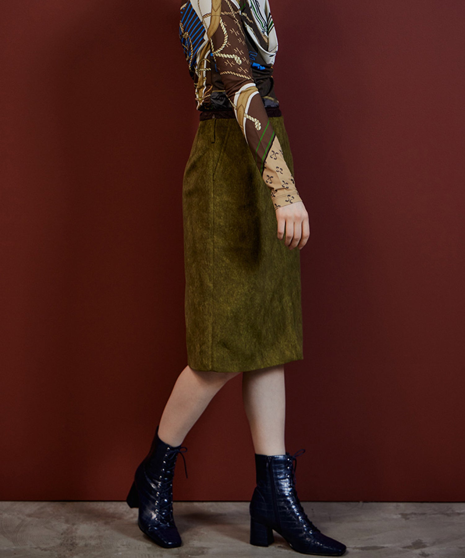 Lace-Up Short Boots