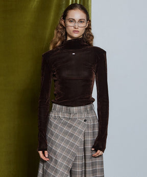 【26WINTER COLLECTION】2WAY Velour Top