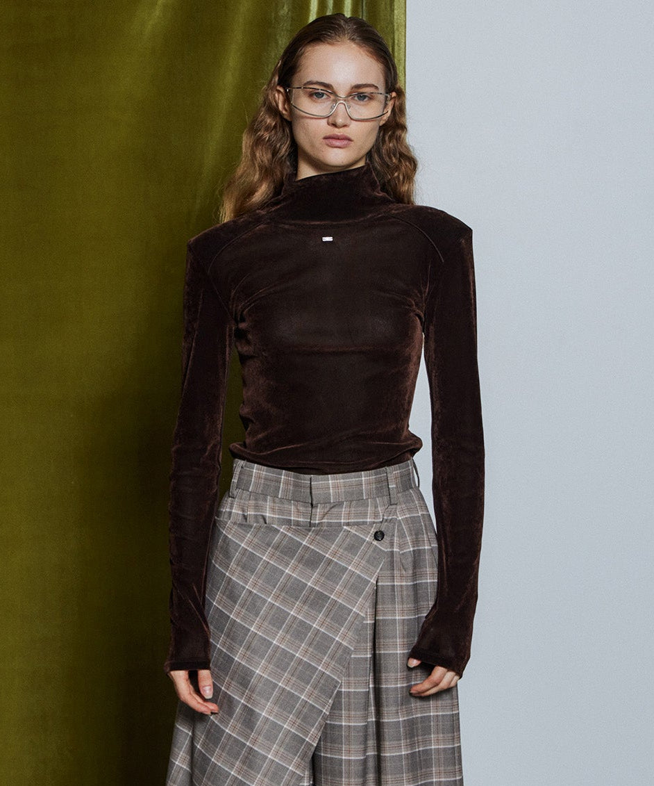 【26WINTER COLLECTION】2WAY Velour Top