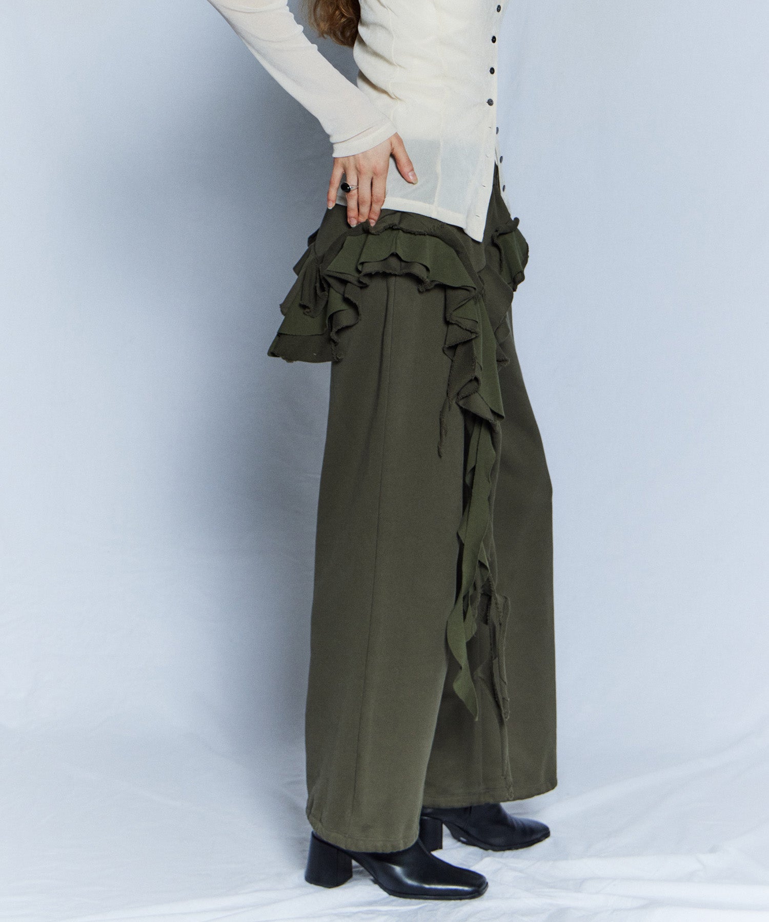 【26WINTER PRE-ORDER】Drop Frill Sweatpants