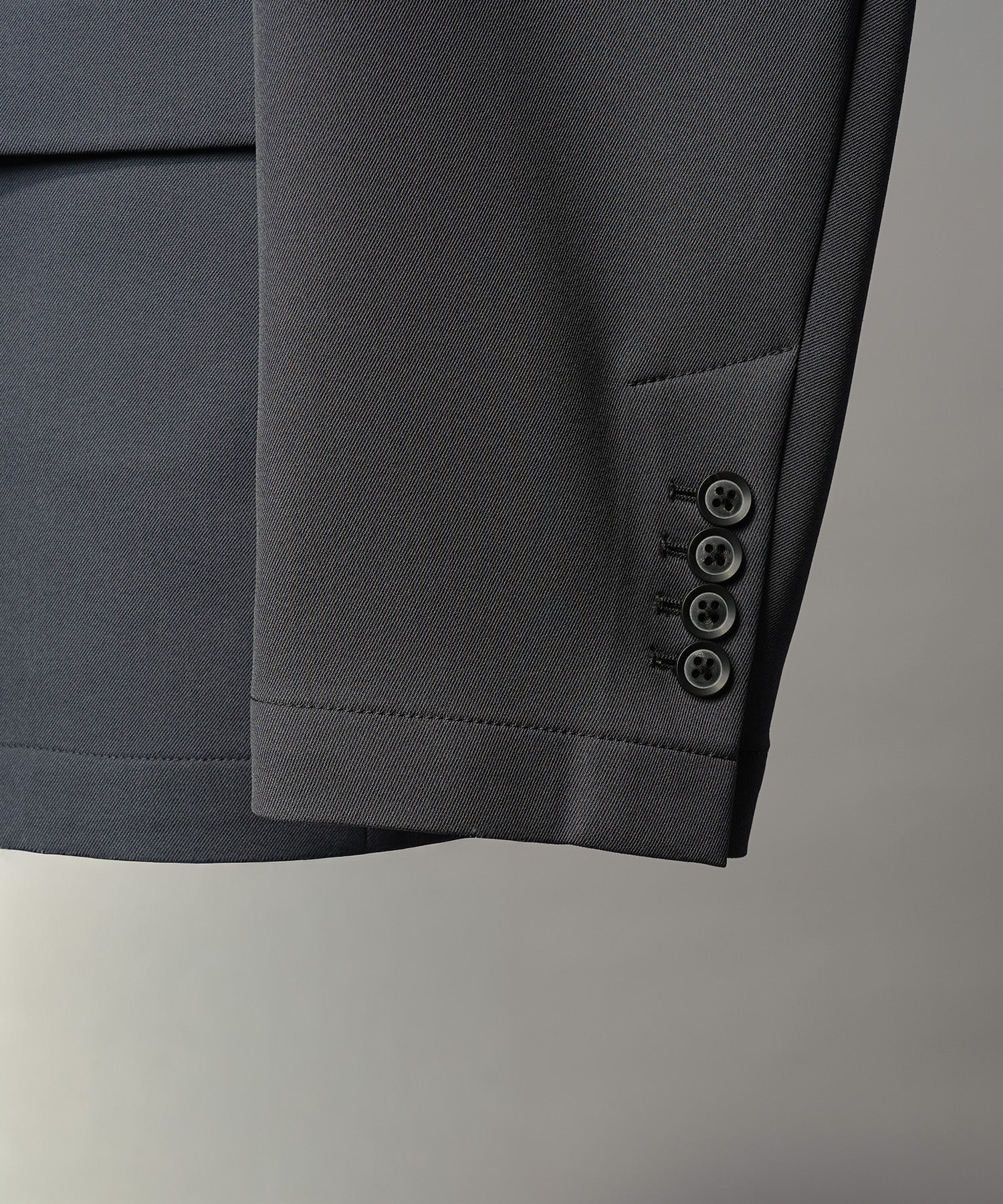 4种颜色Chambray可洗羊毛峰峰双胸夹克