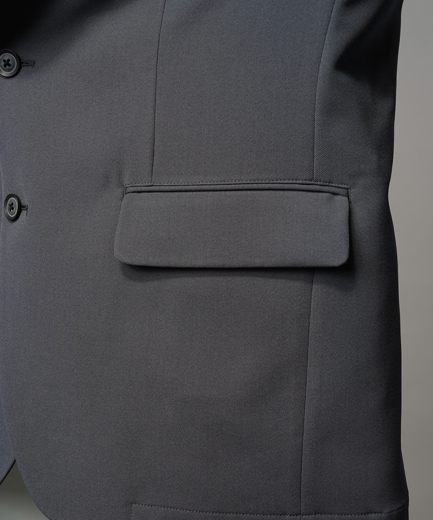 4种颜色Chambray可洗羊毛峰峰双胸夹克