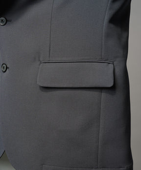 4种颜色Chambray可洗羊毛峰峰双胸夹克