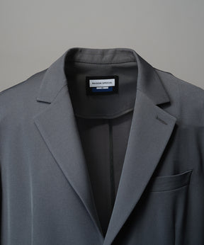 4种颜色Chambray可洗羊毛峰峰双胸夹克