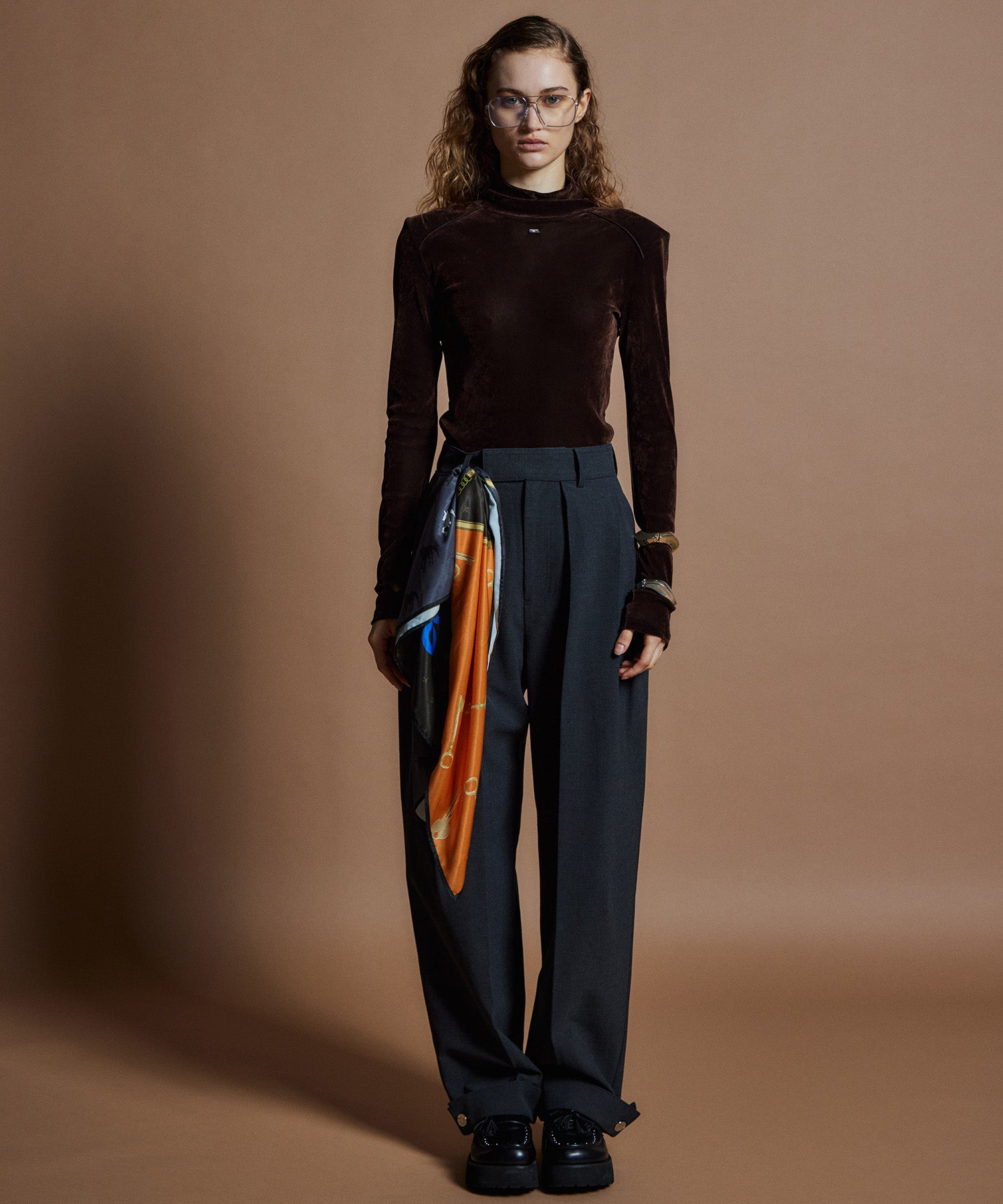 【26WINTER COLLECTION】2WAY Velour Top