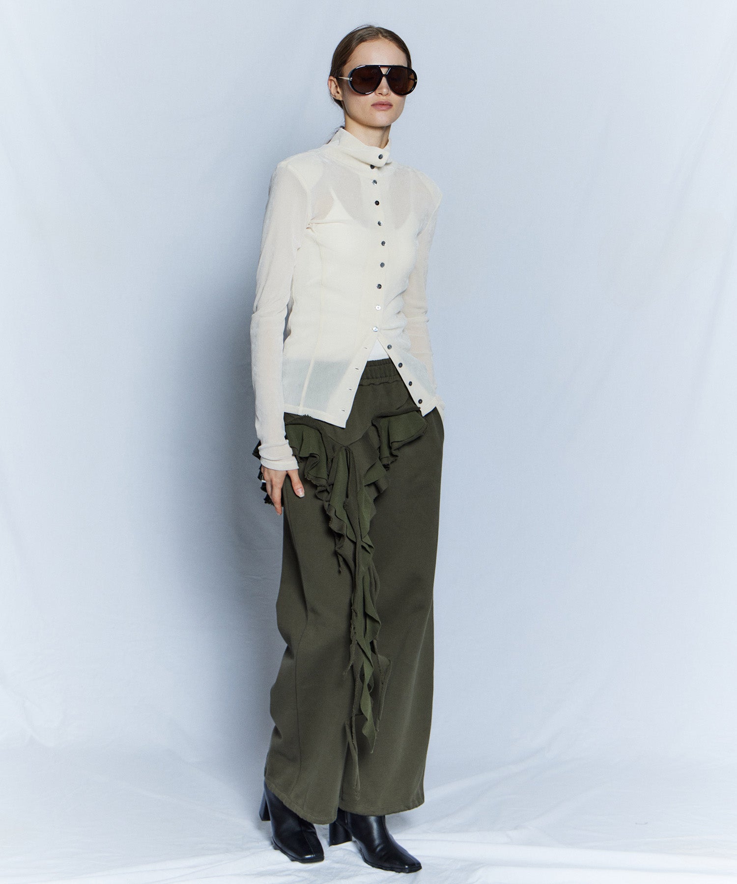【26WINTER PRE-ORDER】Drop Frill Sweatpants