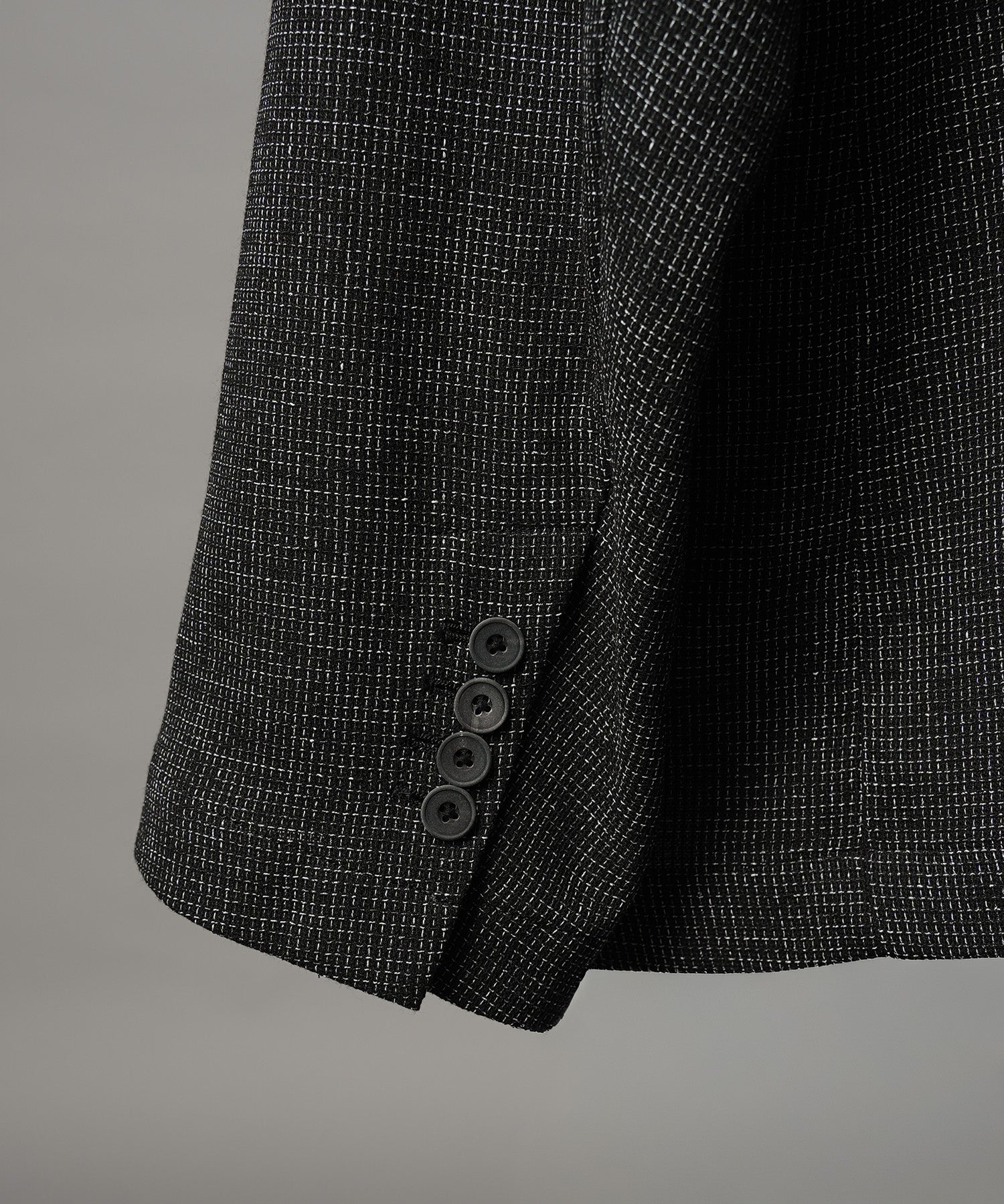 4 Colors Chambray Washable Wool Peaked Lapel Double Breasted Jacket