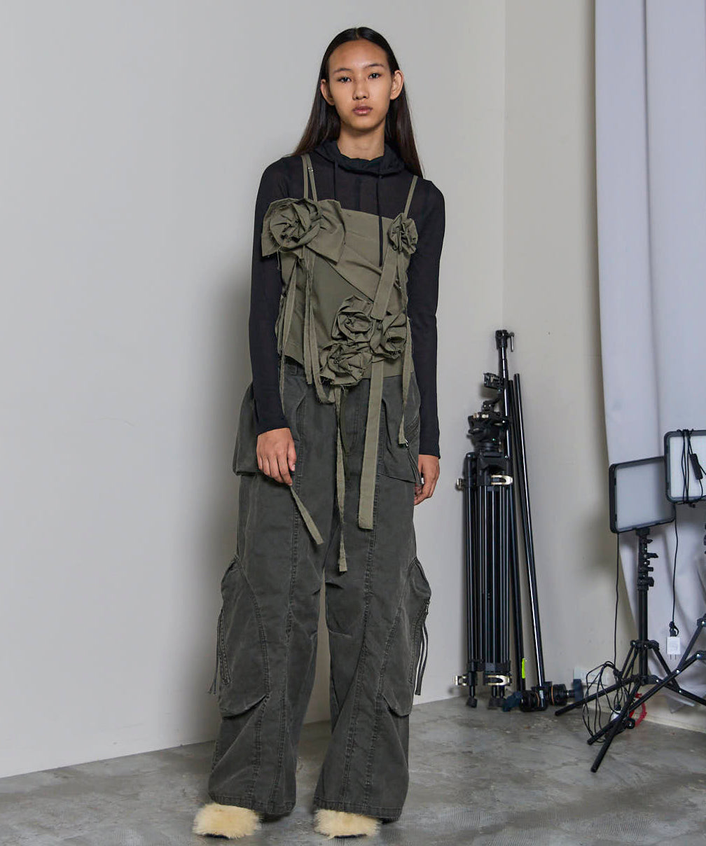 [25AUTUMN PRE-ORDER] Many Pockets Cargo Pants