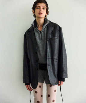 Leather Tailored Jacket