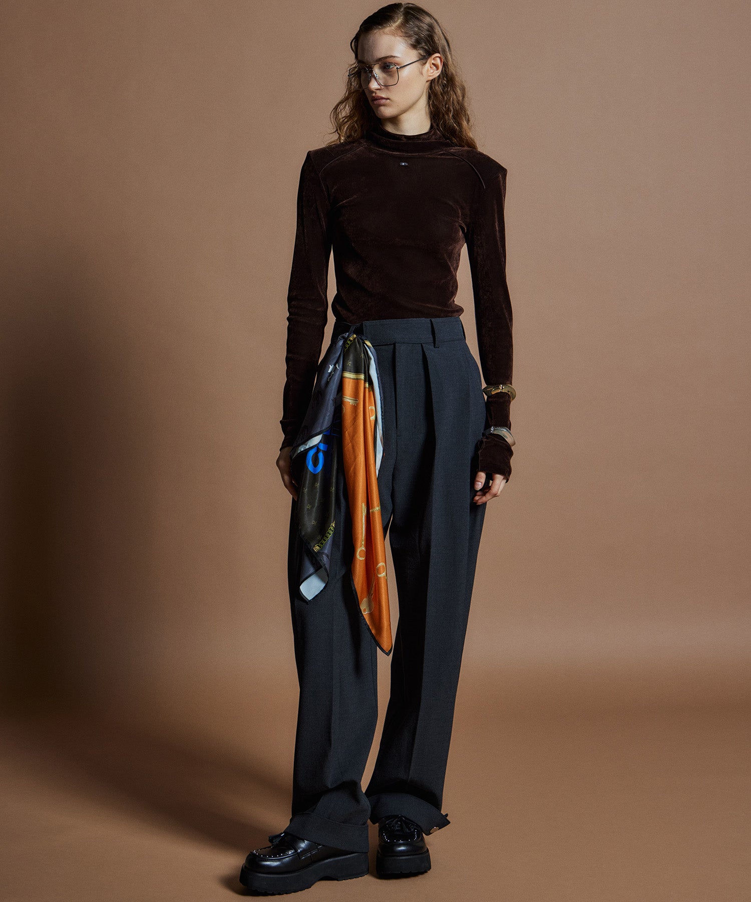 【26WINTER COLLECTION】2WAY Velour Top