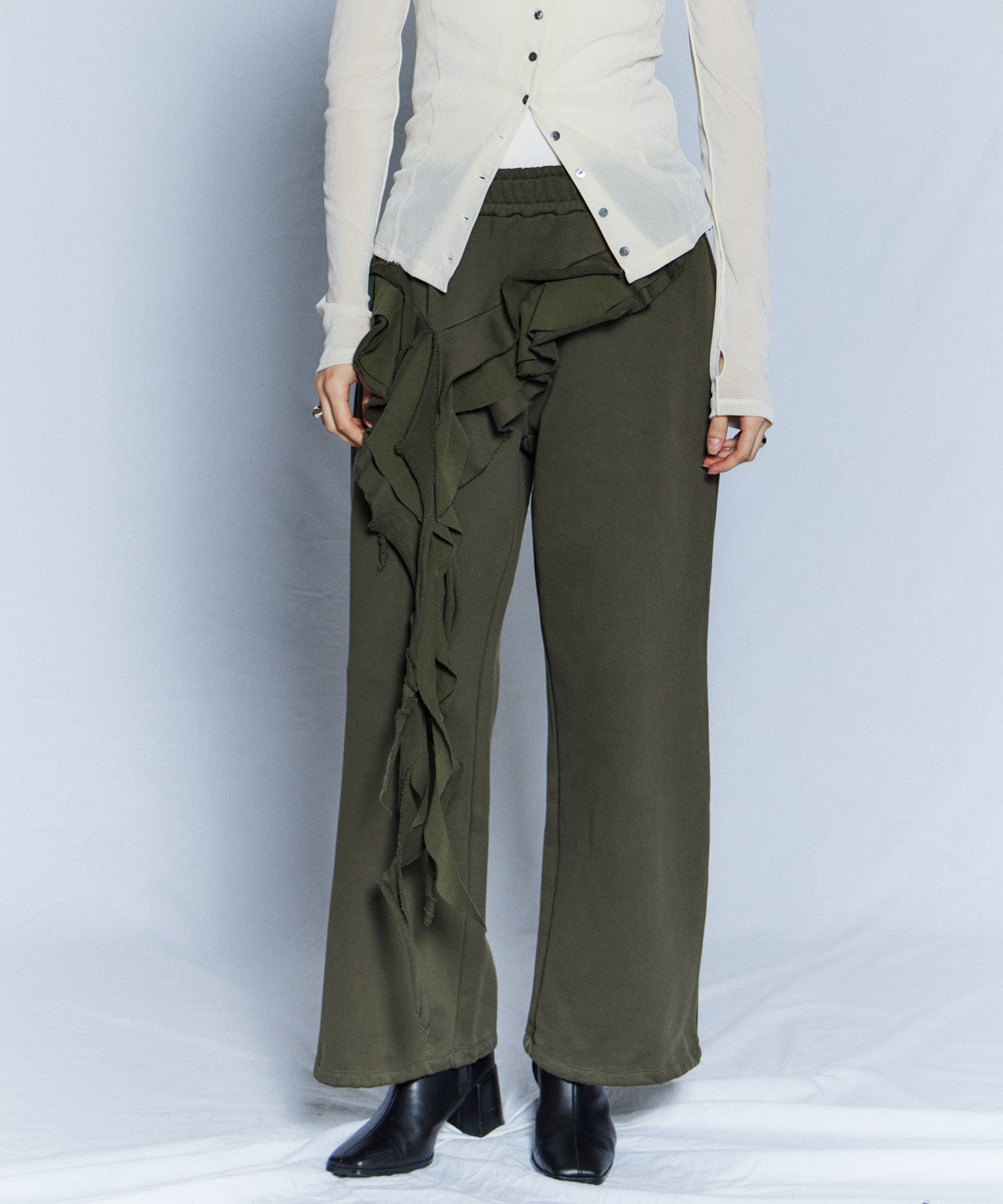 【26WINTER PRE-ORDER】Drop Frill Sweatpants