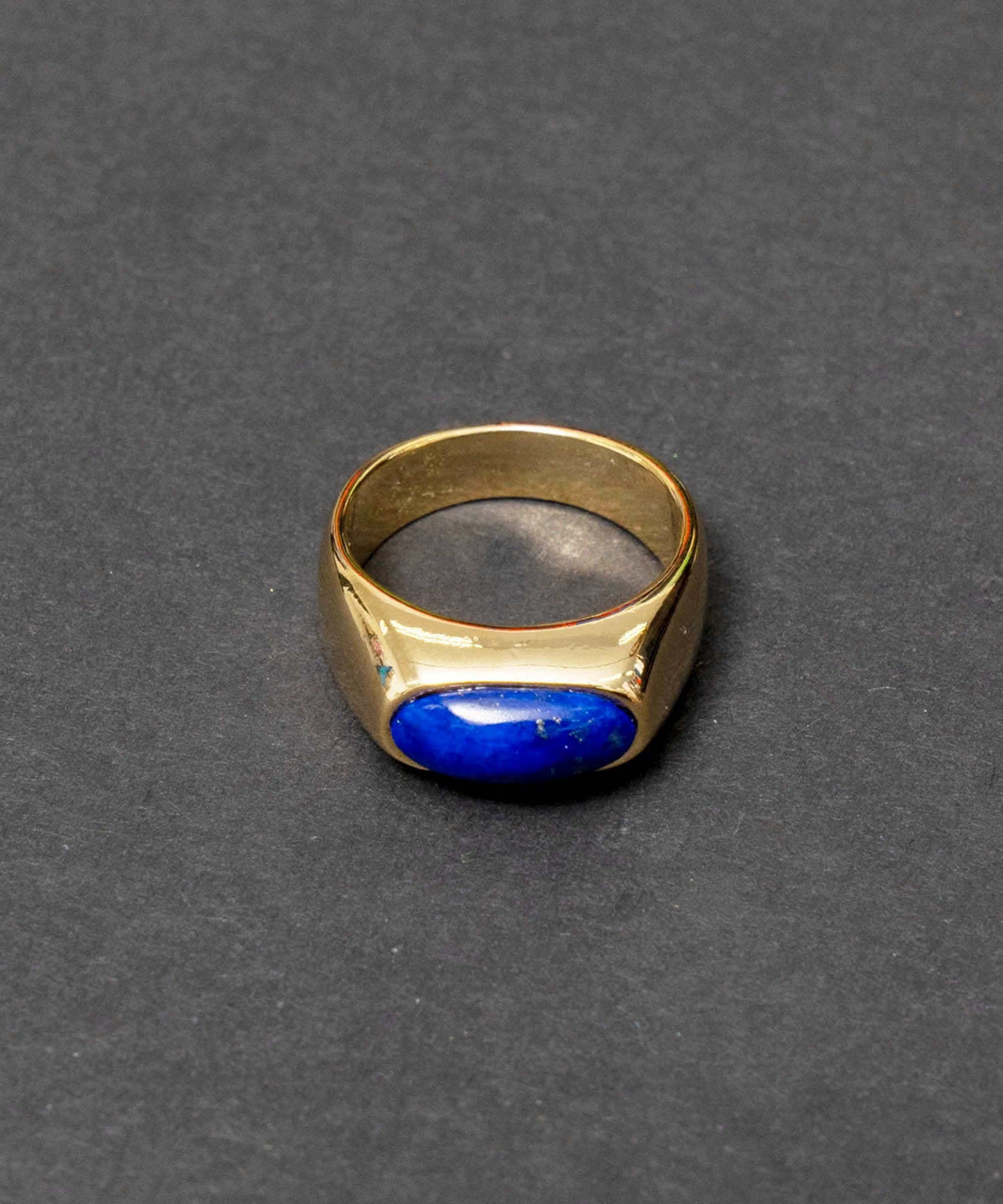 マルジェラ oval ring オーバル 指輪 リング sizeM blue
