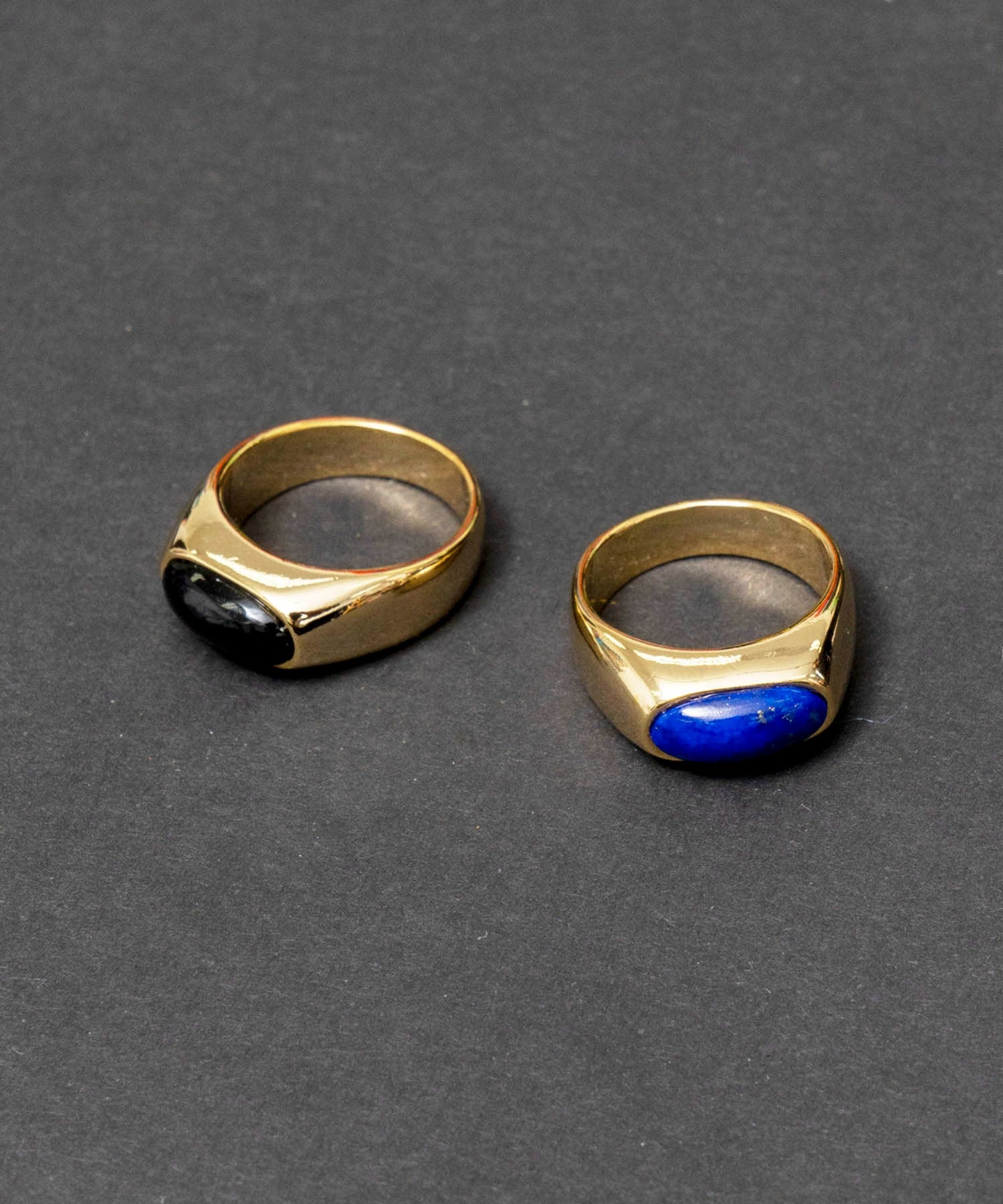 マルジェラ oval ring オーバル 指輪 リング sizeM blueメンズ