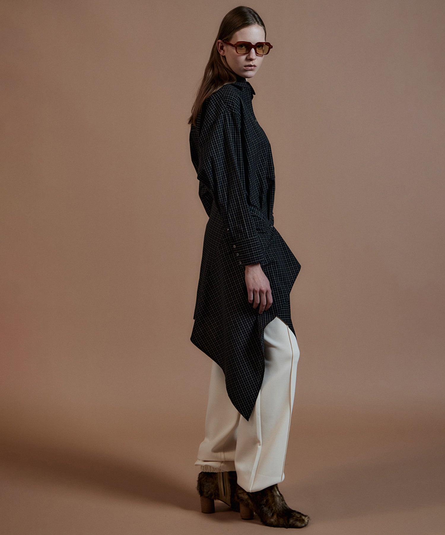 Fur-Like Square Short Boots