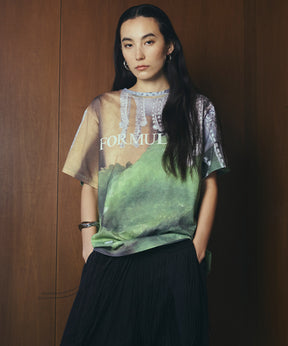 Fabric Photo Over T-Shirt
