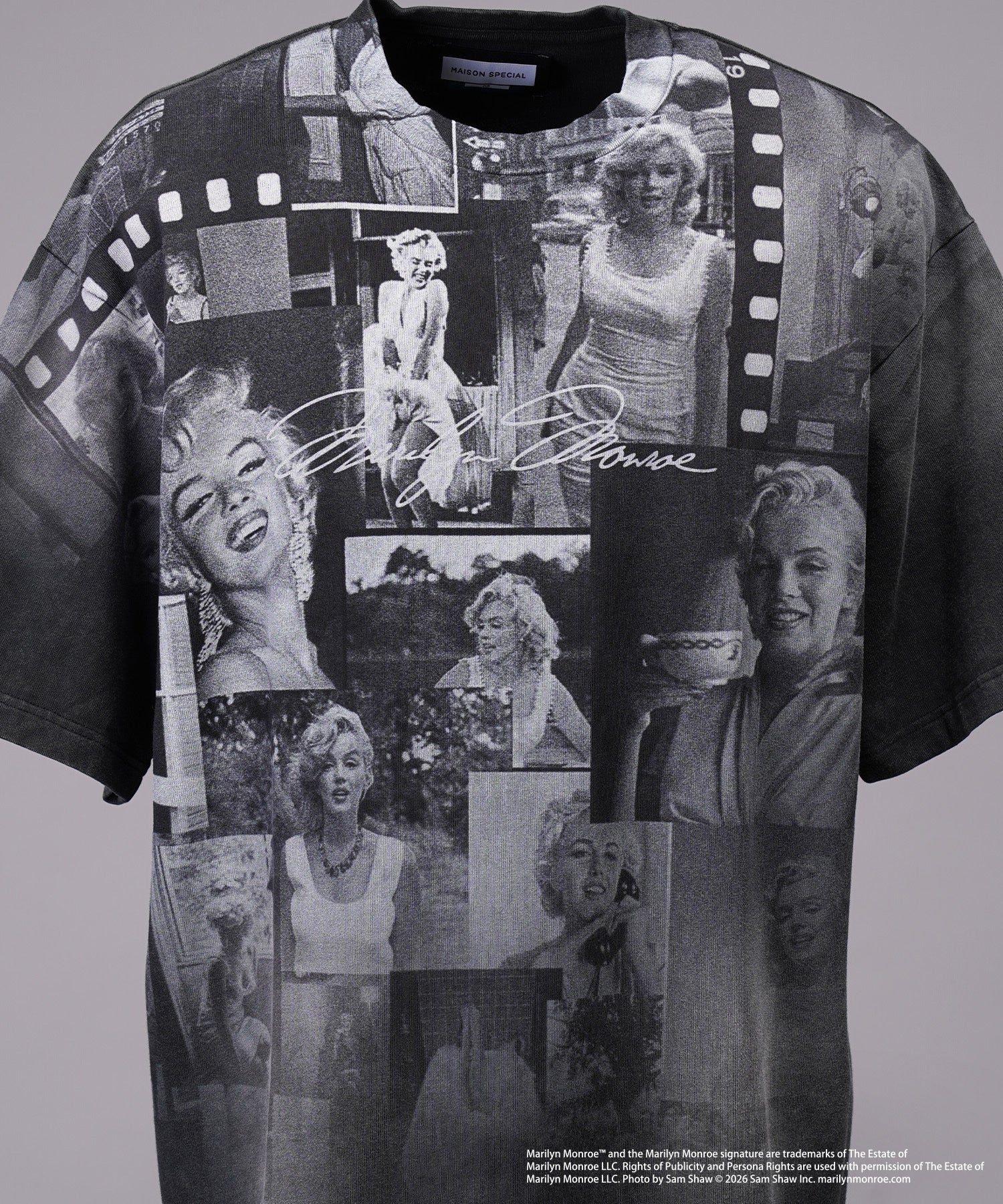 【26SS PRE-ORDER】【MOVIE SERIES】「 Marilyn Monroe」Prime-Over Crew Neck Short Sleeve T-Shirt