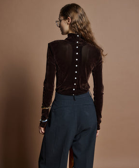 【26WINTER COLLECTION】2WAY Velour Top